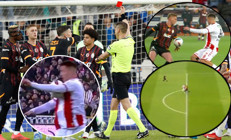 Sivasta çok konuşulan kırmızı kart Sivasspor penaltı, Galatasaray elle oynamna bekledi; VAR incelemesi sonrası...