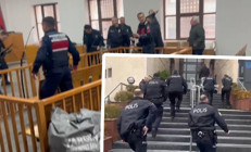 Bursa Adliyesinde duruşma salonunda silahlı saldırı