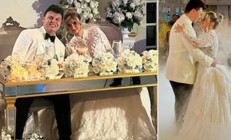 Ne kadar çok yakıştınız nikah masasına Sevdiğinin kollarında yeni hayatına adım attı