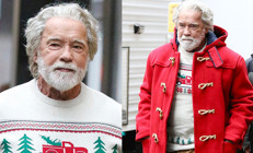 Terminatör Noel Baba oldu, görenler şaşkına döndü