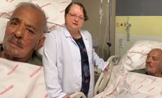 Ambulans uçakla Antalyaya sevk edilmişti... Ferdi Tayfurdan ilk fotoğraf