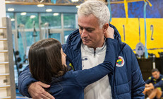 Aziz Yıldırımın kızı Yaz, Fenerbahçe antrenmanını ziyaret etti