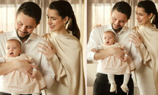 En büyük nimet yine babasının kollarında.. Bebek dört aylık oldu, annesinin kucağında gören yok