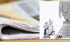 Washington Postun sansürlediği karikatür ABDyi karıştırdı: Trumpa yaranmaya çalışan milyarderler