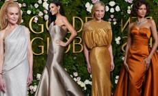 Altın Küre’de şıklık yarışı… Kimi eskilerini giyip geldi, kimi saçıyla sürpriz yaptı