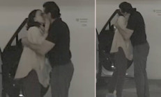 Aylarca insan içine bile çıkamamışlardı...  Ünlü aşıklar dudak dudağa