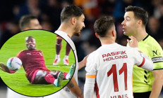 Hatayspor-Galatasaray maçında penaltı tartışması Yabancı VAR çağırmadı