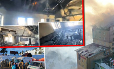 Boluda kayak merkezinde yangın faciası