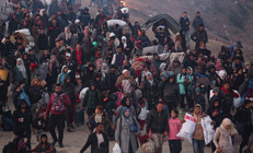 On binlerce Filistinli kuzeydeki topraklara geri dönüyor