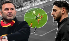 Galatasaray - AZ Alkmaar maçında Günay Güvenç fırtınası Sakatlandı, devam etti ve taraftarlar adını haykırdı...