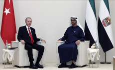 Cumhurbaşkanı Erdoğan, BAE Devlet Başkanı Al Nahyanla telefonda görüştü