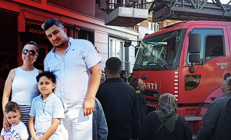 Bu acıya yürek dayanmaz: İtfaiye personeli, eşi ve 2 çocuğunu yangında kaybetti
