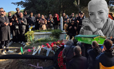 Vasiyeti yerine geldi... Tanyeli gözyaşlarıyla son yolculuğuna uğurlandı