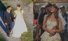 Kimselere duyurmadan gizlice evlenmişti… Mutluluğun ilk pozları geldi