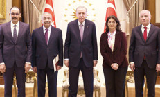 Erdoğan DEM Parti heyetini kabul etti
