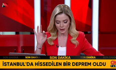 Meltem Bozbeyoğlu, depreme CNN Türk ekranlarında canlı yayında yakalandı
