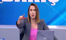 Tay TV canlı yayınında deprem anları Deprem oluyor şu anda değerli izleyenler