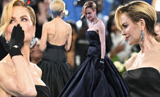 İnsan suretinde bir kuğu gibi… Güzelim saçlarını kestirmiş… Tam bir ayda dikilen elbisesiyle gecenin yıldızı oldu