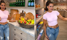 Ünlü yıldız milyonluk evinin kilerini açtı... Bütün sihir işte burada başlıyor