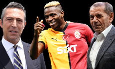 Galatasaray ve Fenerbahçenin Osimhen derbisi 75 milyon euroyu ödemeye hazırız
