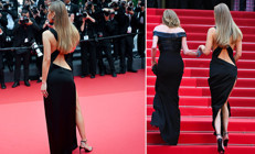 Ne giydiğinize dikkat edin dediler... Uyarıyı bir an bile umursamadı... Asi güzel kırmızı halıya böyle çıktı