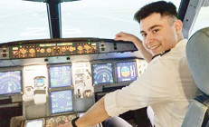 19 Mayıs ruhuyla göklerdeyiz... 70 tonluk Airbus en genç pilota emanet