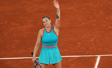 Fransa Açıkta Aryna Sabalenka zorlanmadan ikinci tura kaldı