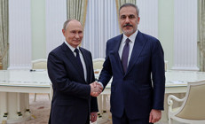 Dışişleri Bakanı Hakan Fidan, Vladimir Putin ile bir araya geldi