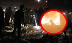 Gazzede mucize kurtuluş Alevlerin içinden sağ çıktı... Filistinliler bizi affetsin