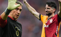 Galatasarayda duygusal ayrılık: Muslera ve Mertens omuzlarda veda etti Mauro Icardi...