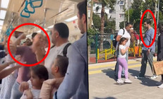 Sosyal medyada infial yaratan olay: İki çocuğunun yanında darbedildi