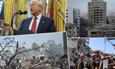 İsrail uçakları Tahranı hedef aldı: Peş peşe şiddetli patlamalar İran misilleme saldırısı başlattı