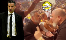 Fenerbahçe Beko - Beşiktaş Fibabanka finaline olaylı başlangıç: Tribünler gerildi, yöneticiler araya girdi