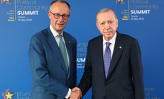 Erdoğan, Almanya Başbakanı ile görüştü