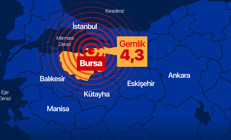 Bursa Gemlik’te 4.3 büyüklüğünde deprem Gemlikte 2 günde 3 deprem İstanbul ve çevre illerden de hissedildi