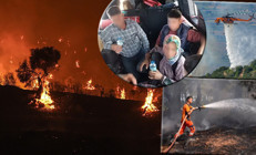 İzmir orman yangını... Ödemiş kâbusu yaşıyor: 7 mahalle tahliye edildi | Alevler evlerimize kadar girdi