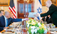 Beyaz Saray’da Nobel tiyatrosu Netanyahu, Trumpı barış ödülüne aday gösterdi