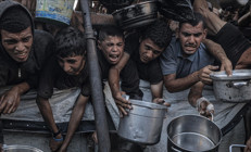 Gazzede 2si çocuk 6 kişi açlıktan öldü