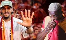 Galatasaraydan Leroy Sane ve Victor Osimhene görkemli imza töreni