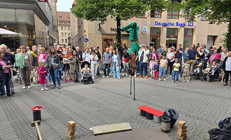 Nürnberg müziğe doydu: Sokaklar müzik sesleri ile yankılandı