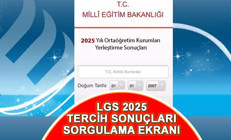 Son dakika: LGS tercih sonuçları sorgulama ekranı açıldı❗ 2025 LGS yerleştirme sonuç sorgulama ekranı meb.gov.tr için tıklayın