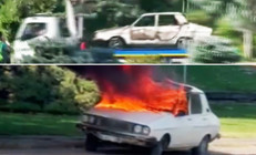 TBMM önünde araç yangını... 16 farklı suçtan kaydı ortaya çıktı Ankara Emniyeti: Şahıs gözaltına alınmıştır