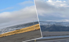 İki kentte kar yağışı başladı Kar aniden bastırdı etraf beyaza büründü