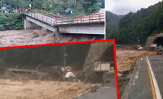 Rizede sağanak alarmı Köprü çöktü, vatandaşlar mahsur kaldı... Ayder Yaylasının yolu kapandı