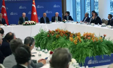 Cumhurbaşkanı Erdoğan, ABDli düşünce kuruluşu temsilcileriyle bir araya geldi