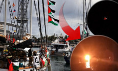 Küresel Sumud Filosuna ses bombalarıyla taciz ve saldırı Tanımlanamayan kimyasallar gemilerimize atıldı