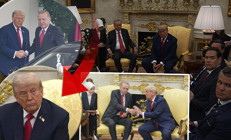 Trump ve Erdoğan görüşmesi dünya basınına damga vurdu: F-35ler ve savunma anlaşmaları masadaydı Dikkat çeken rozet detayı