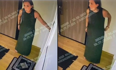 Güllünün evinde yaşanan panik kameraya yansıdı