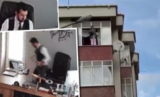 Marmara yine sallandı 5 büyüklüğündeki depremde cama fırladı