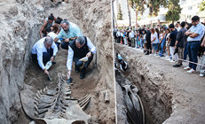 İki gün içinde tamamı topraktan çıkarılacak Tam 14 metre: Kentte büyük heyecan